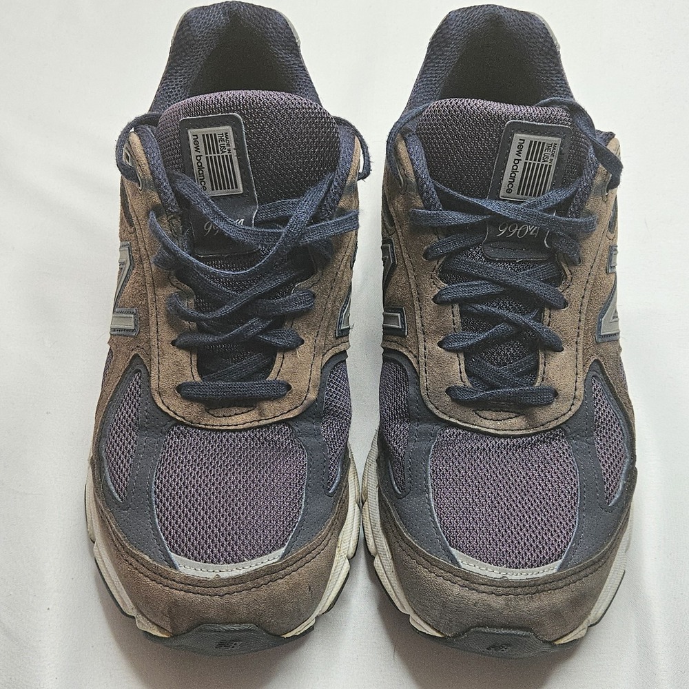 New Balance 990v4 Made In USA Shoes Purple Blue Mens 9 Athletic Running Sneakers